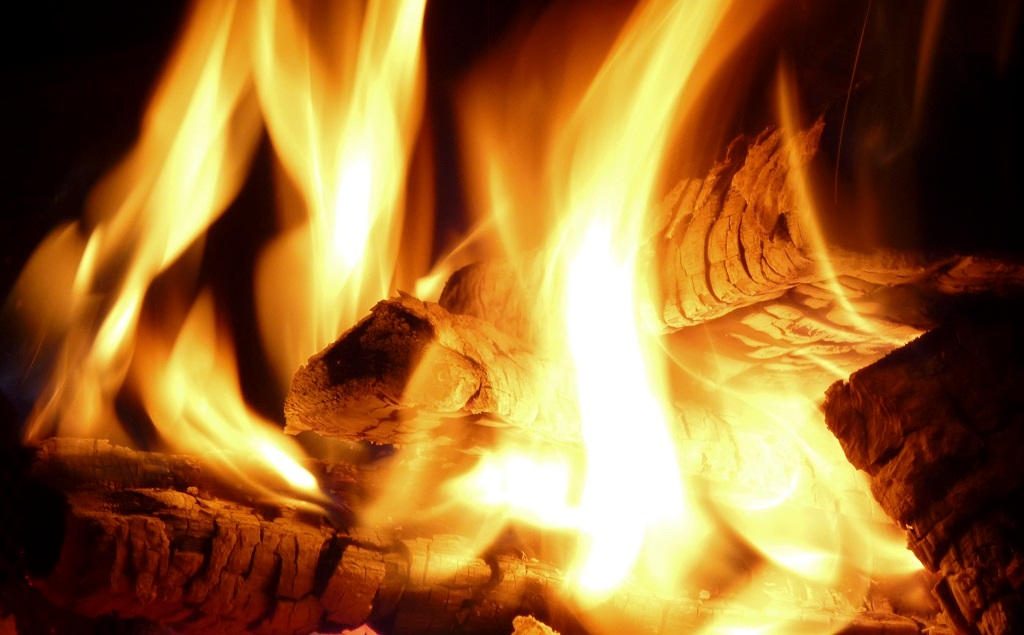 Fire close-up Bild