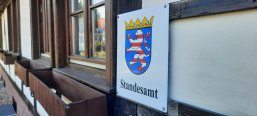 Schild Standesamt