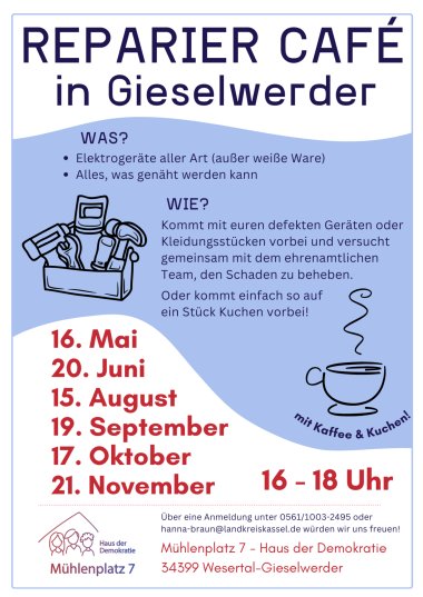 Flyer Reparier Café - Flyer Rest 2025