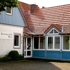 Eingang Dorfgemeinschaftshaus