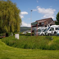 Wohnmobil-Stellplatz beim Anker