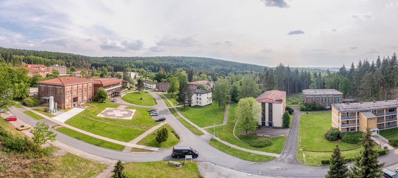 Die Klinik in Wesertal-Lippoldsberg verfügt auch über einen Hubschrauber-Landeplatz.