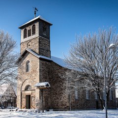 Oedelsheimer Kirche im Winter